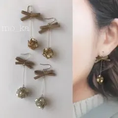 ベビー淡水パールのワイヤークロッシェ