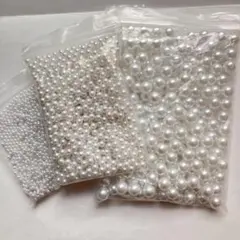 ハンドメイド資材┆͓̽穴なしパール┆͓̽まとめ売り┆͓̽ネイルデコ10mm 5mm 3mm