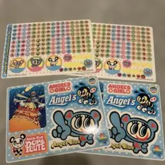 入手困難　エンジェルブルー ジャンボシールダス　ナルミヤ　平成レトロ シール