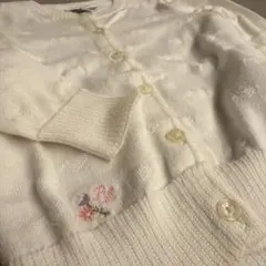 Ralph Lauren ホワイトカーディガン 24M