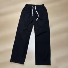 ロングパンツ ブラック ウエストゴム チノパン