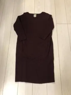 sybilla シビラ　ニットワンピース　ボルドー