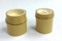 茶道具 竹蓋置 白竹 炉 風炉 一双 126 新品 匿名配送