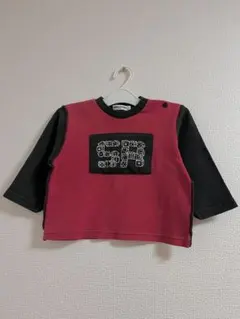 SONIA RYKIEL赤と黒のトレーナー