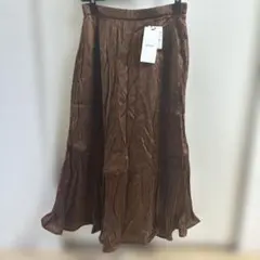 MOUSSY ロングスカート 新品タグ付き　ブラウン