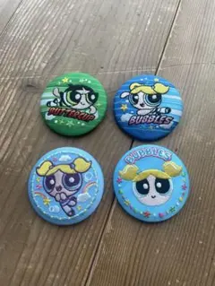 パワーパフガールズ 刺繍缶バッチ