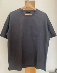 COMME CA ISM ポケット付きTシャツ グレー Mサイズのサムネイル