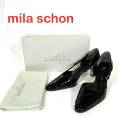 ミラショーン　mila schon レディース　パンプス　ブラックのサムネイル