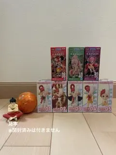 ワンピース ワールドコレクタブルフィギュア まとめ売り ９点　ウタ　ルフィのサムネイル