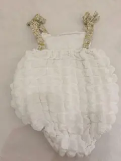petit main ポコポコサロペット ロンパース 80cm
