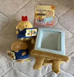ゴッホ展 すみっコぐらし てのりぬいぐるみとんかつイーゼル&えびふら