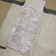 全通柄 袋帯 花柄刺繍