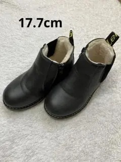 サイドゴアブーツ ジッパー付き　裏ボア