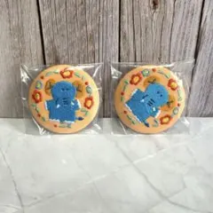 一番くじ たべっ子どうぶつ 夢いっぱいコレクション E賞刺繍缶バッジ（ぞう）×2