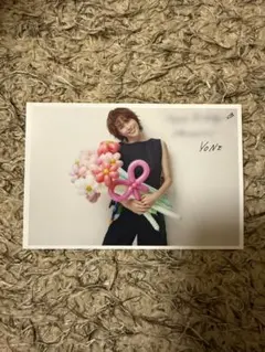 直筆サイン入りポラ】米倉涼子抽プレ当選書付きピンク衣装