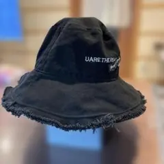 フリンジエッジ ブラック バケットハット