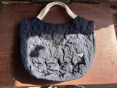 ROOTOTE キルティング　トートバッグPEANUTS スヌーピー　ネイビー