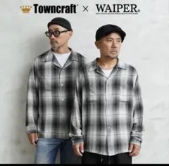 WAIPER×TOWN CRAFT 60's オンブレ ループカラーシャツ 新品❗】WAIPER×TOWN CRAFT オンブレ ループカラーシャツ XL - メルカリ