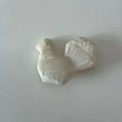 陶器 ブローチ / 鳥