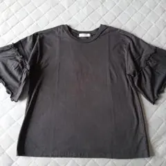 サマンサモスモス ブルーフリル袖Tシャツのサムネイル
