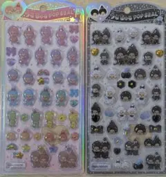 正規品　もんちっち　うるちゅる　pop seal カラフル　モノクロ