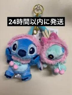 ディズニー スティッチ スクランプ ぬいぐるみ キーホルダー フルーツ