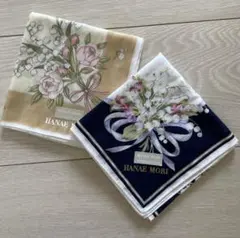 HANAE MORI ハンカチ 2枚セット 日本製 新品 未使用のサムネイル