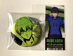 ブルーロック 線画トレーディング缶バッジ チケット風クリアカード 潔世一