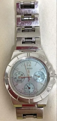 SEIKO lk セイコー ルキア　クロノグラフ 水色