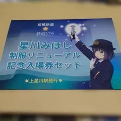 相模鉄道 鉄道むすめ 星川みほし 記念入場券セット