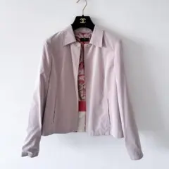 ETRO エトロ / ノーカラー ジャケット ペイズリー柄 42 ピンクのサムネイル