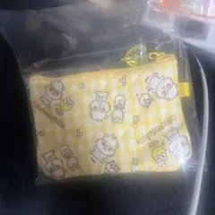 サンリオ　シークレットミニフラットポーチ　キルト　コロコロクリリリン