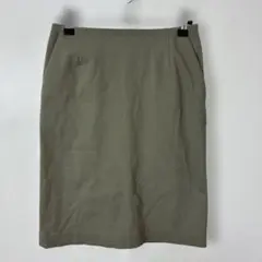 【 3047番】united arrows GRL カーキ タイトスカート 春秋のサムネイル