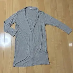 ♯139 グレー ロングカーディガン 長袖