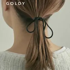 梅*)様 【GOLDY】メタル コード リボン ヘアカフのサムネイル