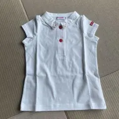 ミキハウス　うさこ　ホワイトコットンポロシャツ