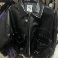 フェイクレザージャケット