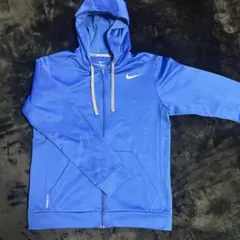 Nike フルジップパーカー 青