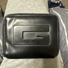 GUCCI ブラックレザー 二つ折り財布