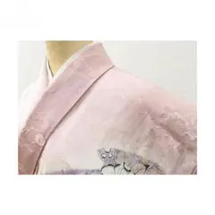 ［着物］絹 袷 付下げ 辻が花調