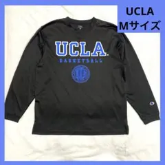 champion チャンピオン M UCLA ロンT バスケ 黒 青 Tシャツ