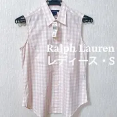 Ralph Lauren Sport 半袖シャツ S ピンク チェック