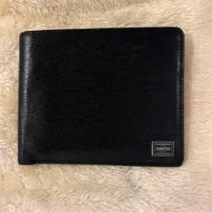 PORTER ポーター CURRENT WALLET二つ折り財布 ブラック
