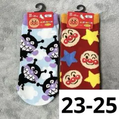それいけ！アンパンマン 미사용 23〜25cmバイキンマン 靴下 2足セット