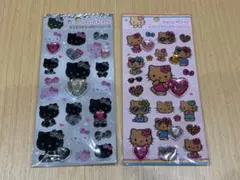 本日限定！サンリオ キラキララインストーンシール キティちゃん 日焼け ギャル