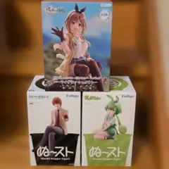 最新プライズ　ぬーどるストッパーフィギュア　3種セット