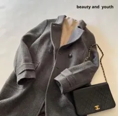 6861. ビューティーアンドユース ウールブレンド コート