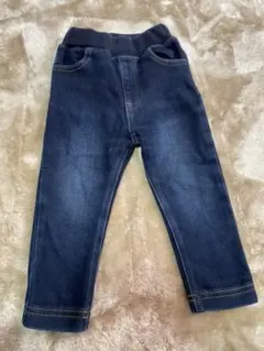 プティマインデニムパンツ 裏起毛　80㎝