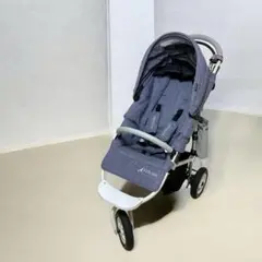AIR BUGGY エアバギー デニムホワイト ポンプ、雨・虫除け、マット2枚 