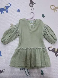 sea and shells グリーン ワンピース 90のサムネイル